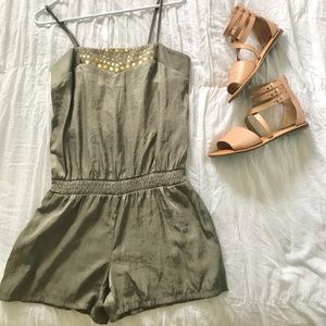 LC Lauren Conrad Studded Romper